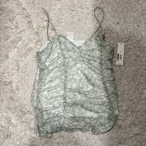 Soft synched green tank top. Great condition, never worn.
